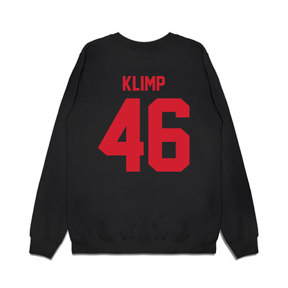 NC State - NCAA Football : Ryan Klimp - Vintage Helmet Premium Crewneck Sweatshirt-1