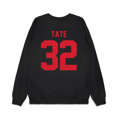 NC State - NCAA Football : Michael Tate - Vintage Helmet Premium Crewneck Sweatshirt-1