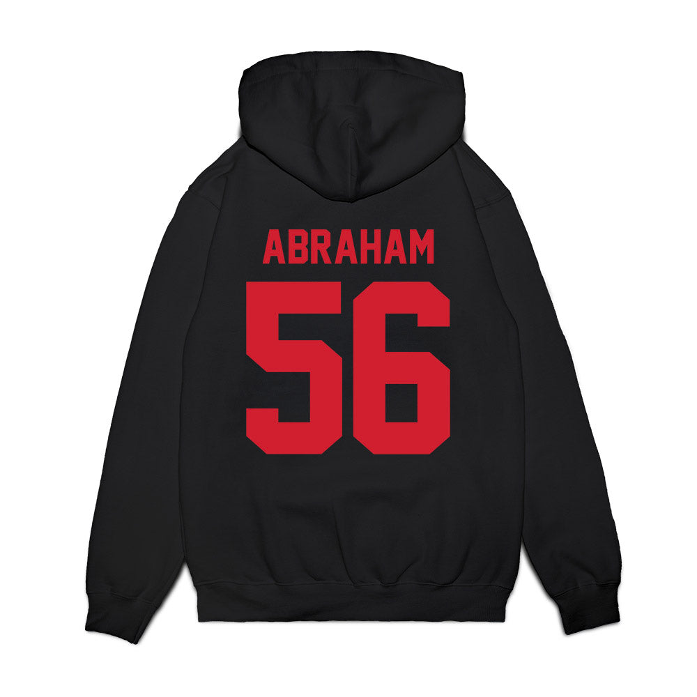 NC State - NCAA Football : Omarian Abraham - Vintage Helmet Premium Hooded Sweatshirt-1