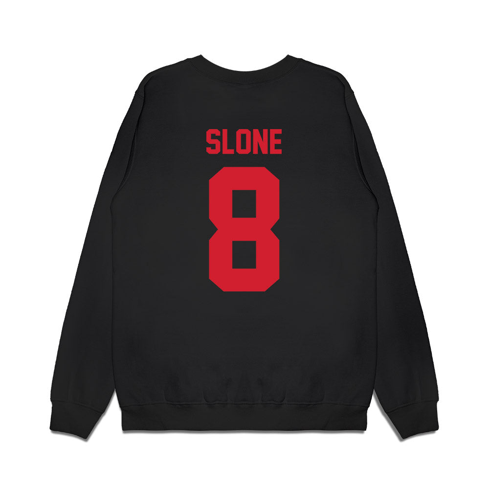 NC State - NCAA Football : Cian Slone - Vintage Helmet Premium Crewneck Sweatshirt-1