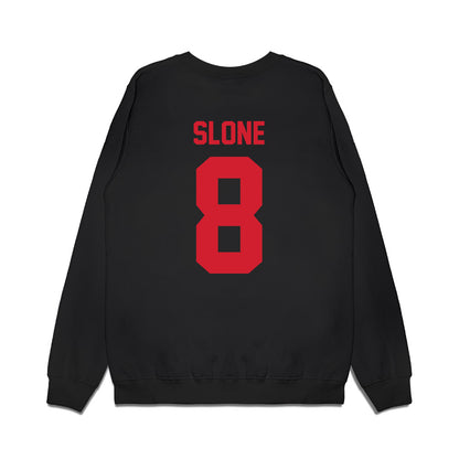 NC State - NCAA Football : Cian Slone - Vintage Helmet Premium Crewneck Sweatshirt-1