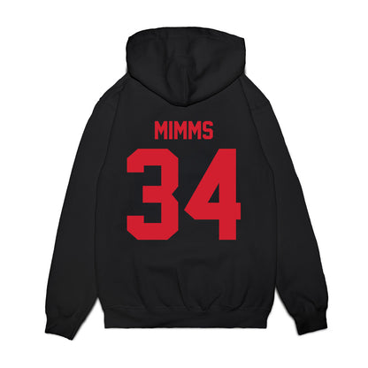 NC State - NCAA Football : Delbert Mimms - Vintage Helmet Premium Hooded Sweatshirt-1