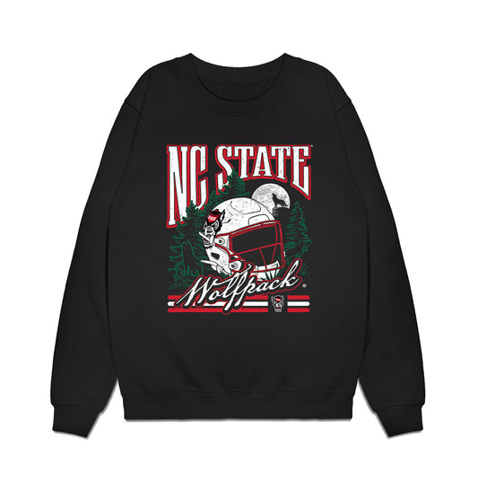 NC State - NCAA Football : Christian Zachary - Vintage Helmet Premium Crewneck Sweatshirt-0