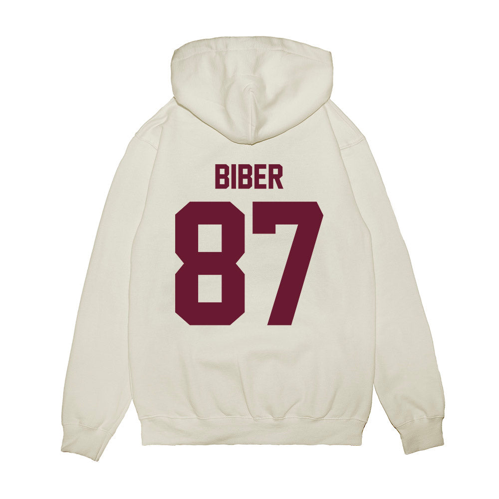 Minnesota - NCAA Football : Drew Biber - Vintage Helmet Premium Hooded Sweatshirt-1
