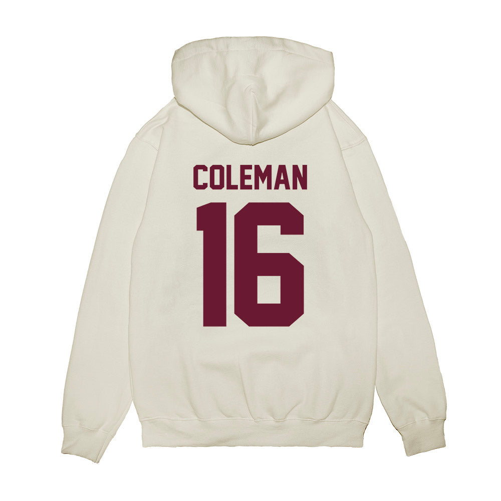 Minnesota - NCAA Football : Malachi Coleman - Vintage Helmet Premium Hooded Sweatshirt-1