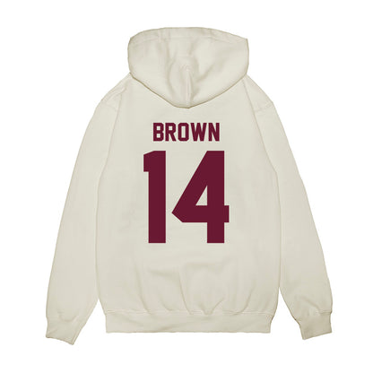 Minnesota - NCAA Football : Kerry Brown - Vintage Helmet Premium Hooded Sweatshirt-1