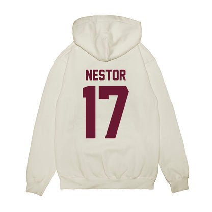 Minnesota - NCAA Football : John Nestor - Vintage Helmet Premium Hooded Sweatshirt-1