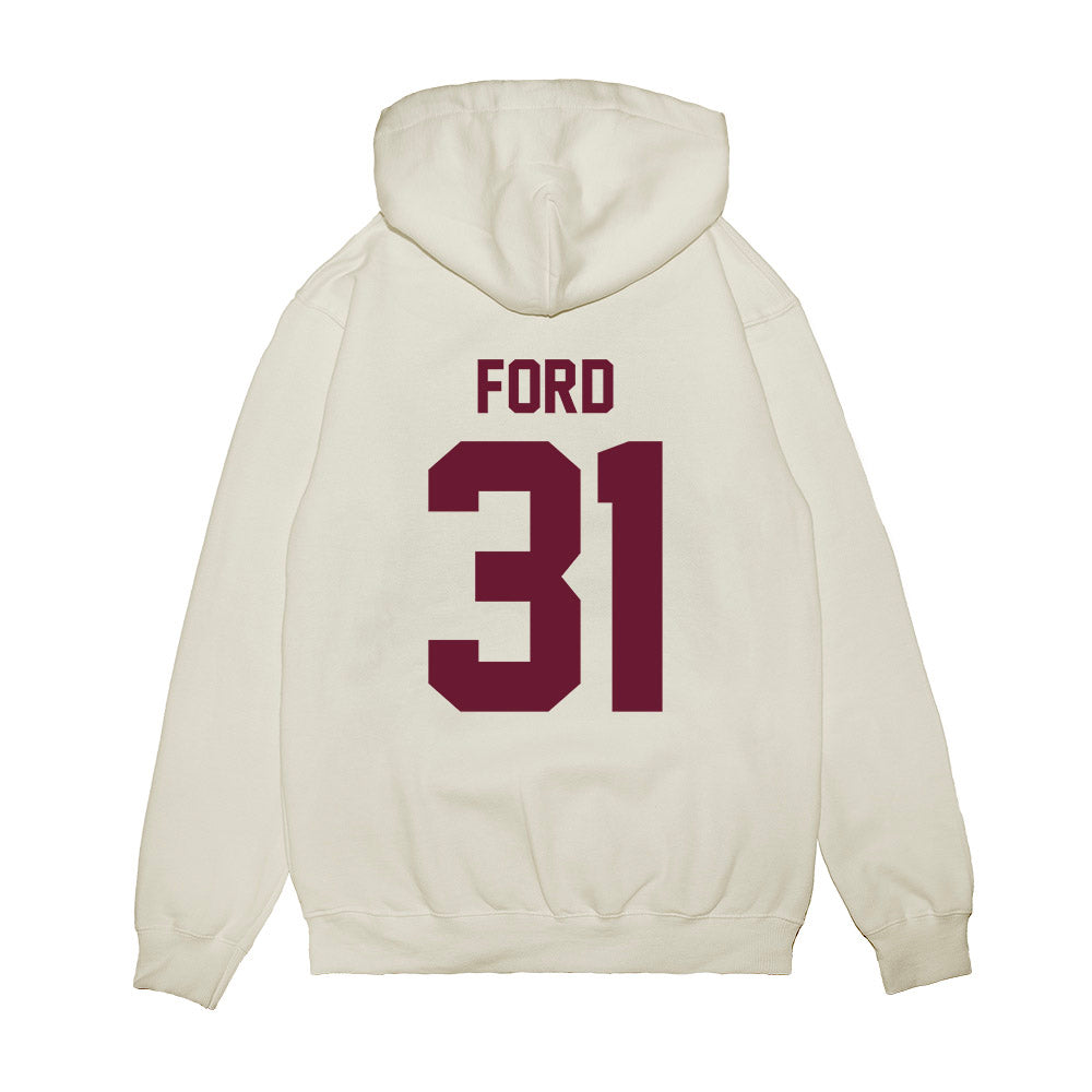 Minnesota - NCAA Football : Xavier Ford - Vintage Helmet Premium Hooded Sweatshirt-1