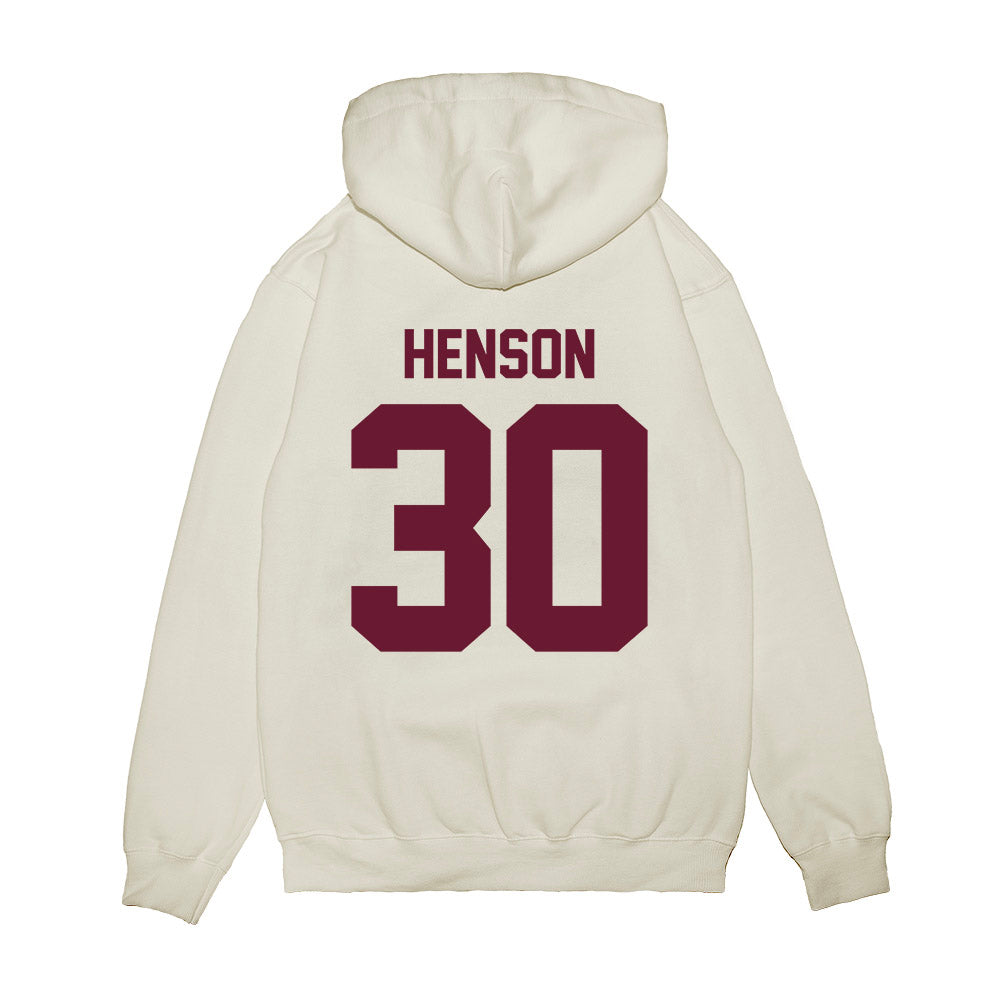 Minnesota - NCAA Football : Sam Henson - Vintage Helmet Premium Hooded Sweatshirt-1