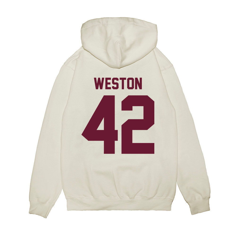 Minnesota - NCAA Football : Tom Weston - Vintage Helmet Premium Hooded Sweatshirt-1
