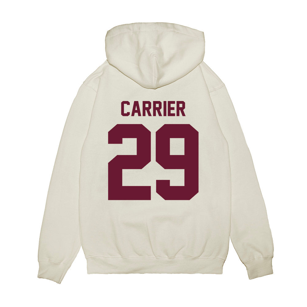 Minnesota - NCAA Football : Ethan Carrier - Vintage Helmet Premium Hooded Sweatshirt-1
