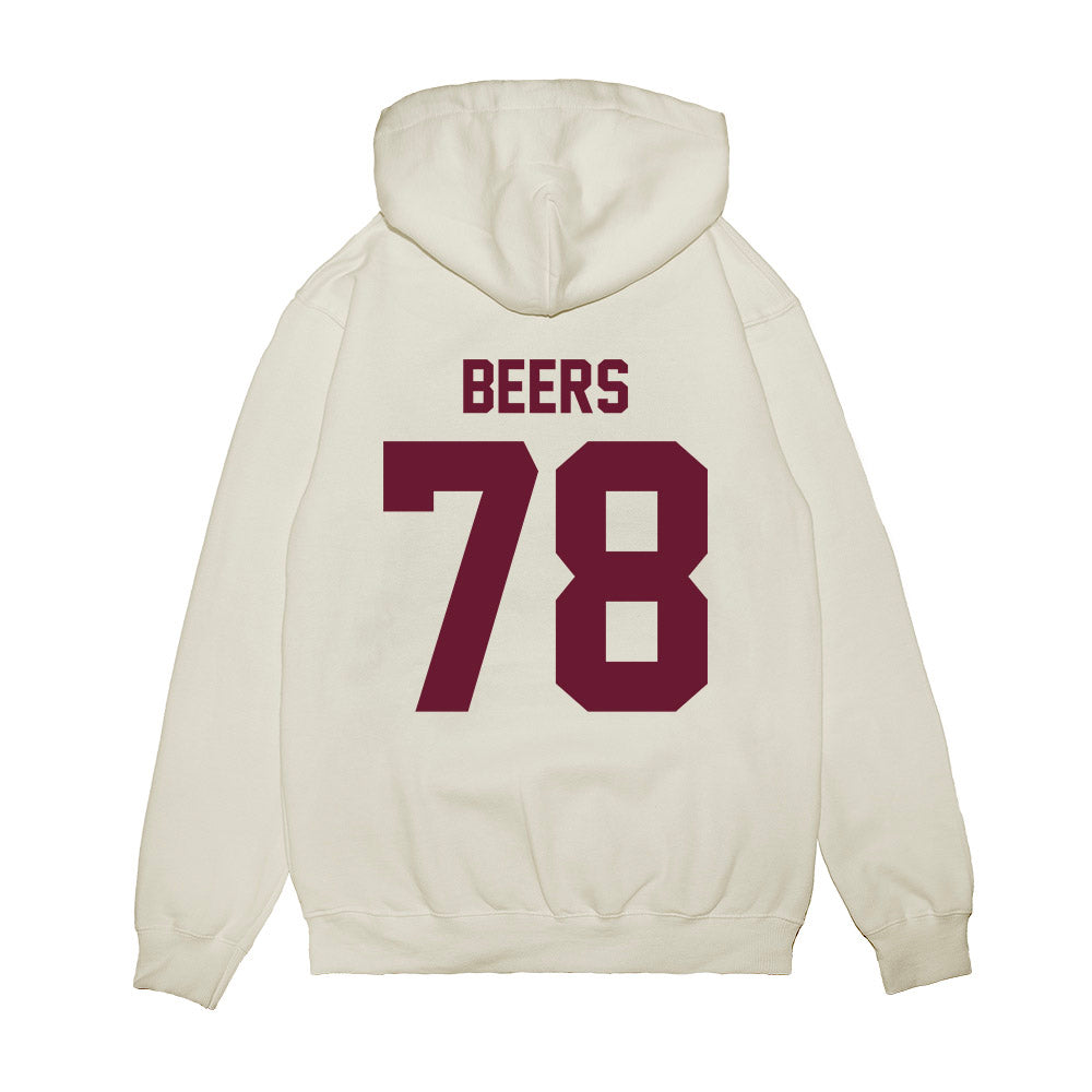Minnesota - NCAA Football : Ashton Beers - Vintage Helmet Premium Hooded Sweatshirt-1
