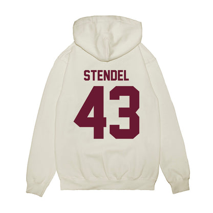 Minnesota - NCAA Football : Ethan Stendel - Vintage Helmet Premium Hooded Sweatshirt-1