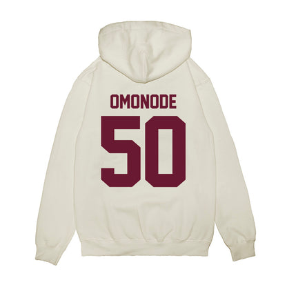 Minnesota - NCAA Football : Mo Omonode - Vintage Helmet Premium Hooded Sweatshirt-1