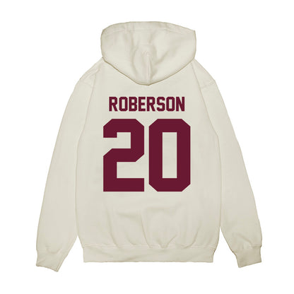 Minnesota - NCAA Football : Jeff Roberson - Vintage Helmet Premium Hooded Sweatshirt-1
