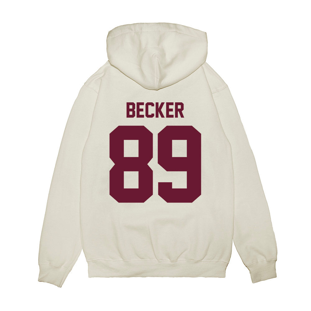 Minnesota - NCAA Football : Nate Becker - Vintage Helmet Premium Hooded Sweatshirt-1