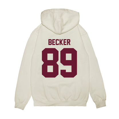 Minnesota - NCAA Football : Nate Becker - Vintage Helmet Premium Hooded Sweatshirt-1