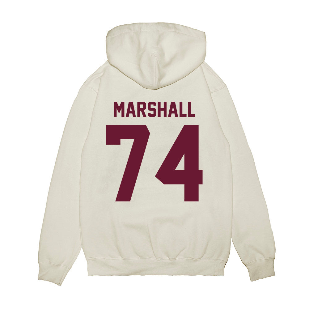 Minnesota - NCAA Football : Marcellus Marshall - Vintage Helmet Premium Hooded Sweatshirt-1
