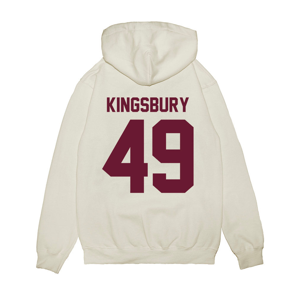 Minnesota - NCAA Football : Matt Kingsbury - Vintage Helmet Premium Hooded Sweatshirt-1