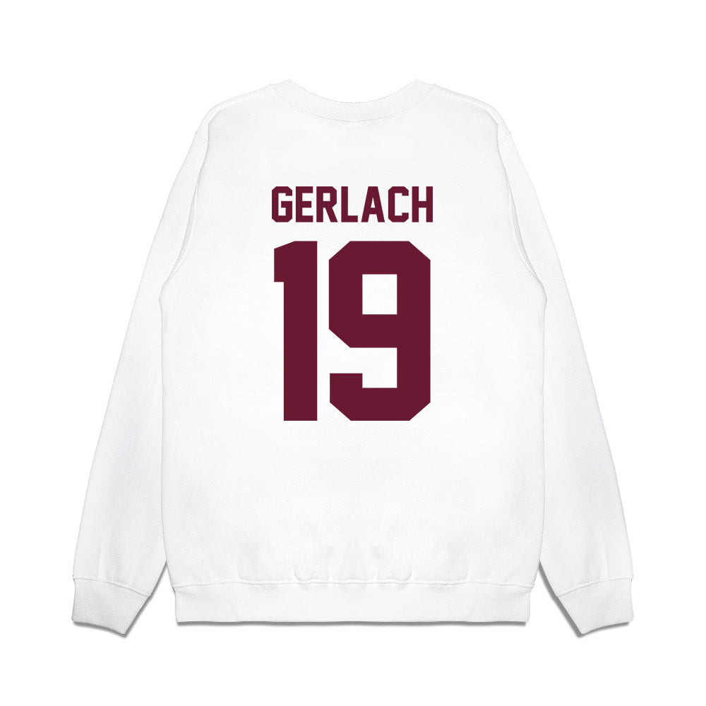Minnesota - NCAA Football : Joey Gerlach - Vintage Helmet Premium Crewneck Sweatshirt-1