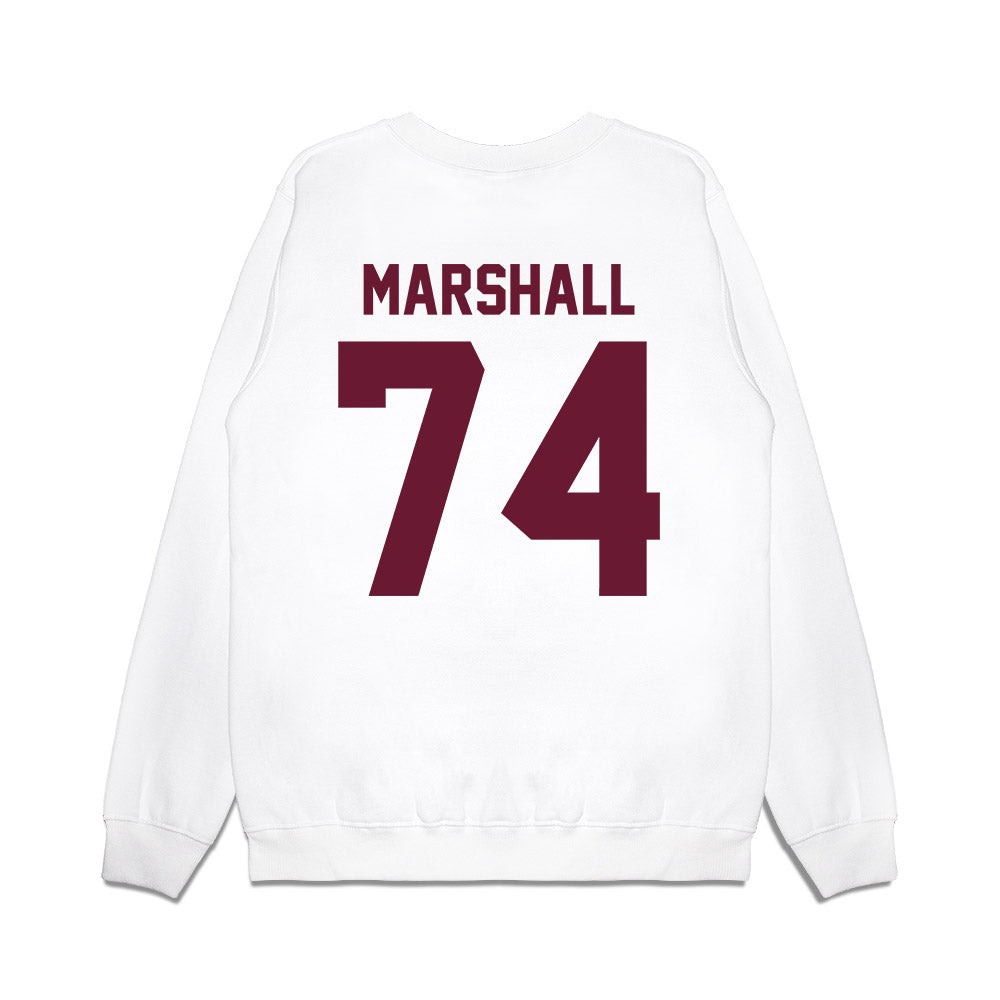 Minnesota - NCAA Football : Marcellus Marshall - Vintage Helmet Premium Crewneck Sweatshirt-1