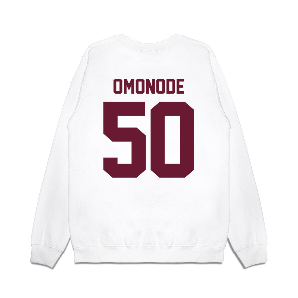 Minnesota - NCAA Football : Mo Omonode - Vintage Helmet Premium Crewneck Sweatshirt-1