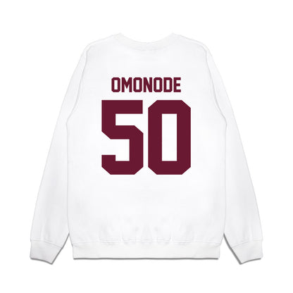 Minnesota - NCAA Football : Mo Omonode - Vintage Helmet Premium Crewneck Sweatshirt-1