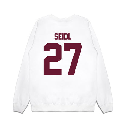 Minnesota - NCAA Football : Simon Seidl - Vintage Helmet Premium Crewneck Sweatshirt-1