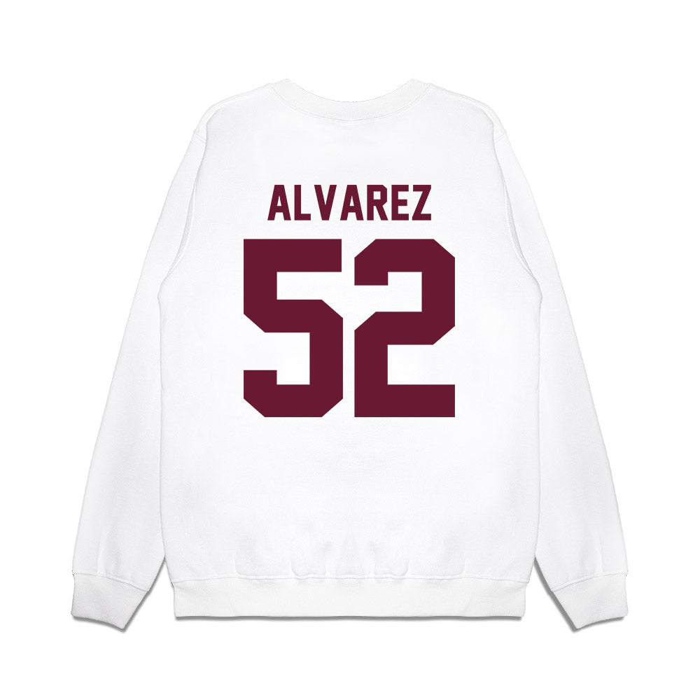 Minnesota - NCAA Football : Spencer Alvarez - Vintage Helmet Premium Crewneck Sweatshirt-1