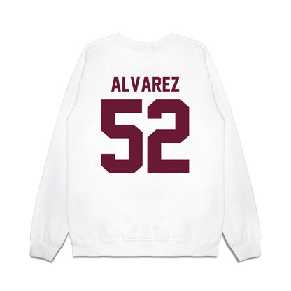 Minnesota - NCAA Football : Spencer Alvarez - Vintage Helmet Premium Crewneck Sweatshirt-1