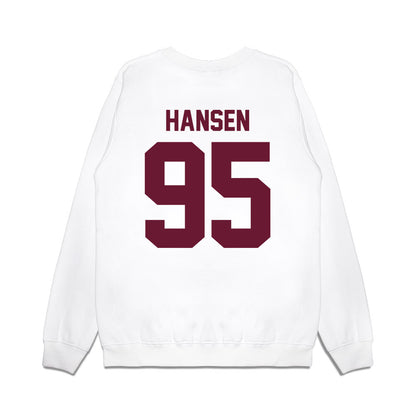 Minnesota - NCAA Football : Colin Hansen - Vintage Helmet Premium Crewneck Sweatshirt-1