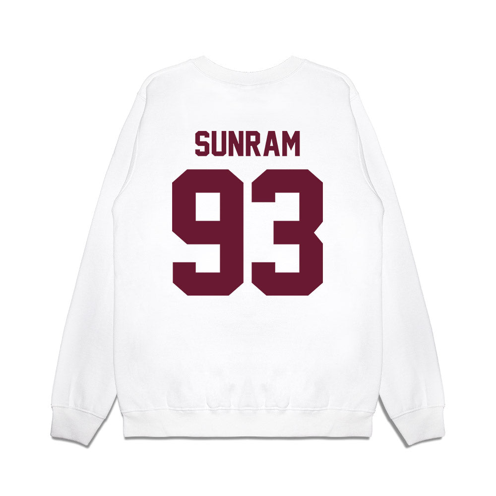 Minnesota - NCAA Football : Riley Sunram - Vintage Helmet Premium Crewneck Sweatshirt-1