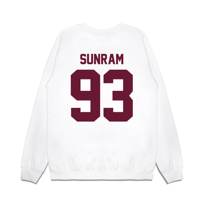Minnesota - NCAA Football : Riley Sunram - Vintage Helmet Premium Crewneck Sweatshirt-1
