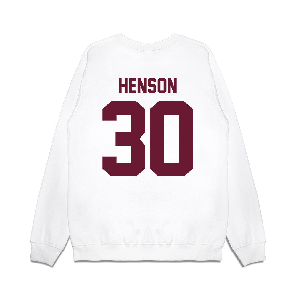 Minnesota - NCAA Football : Sam Henson - Vintage Helmet Premium Crewneck Sweatshirt-1