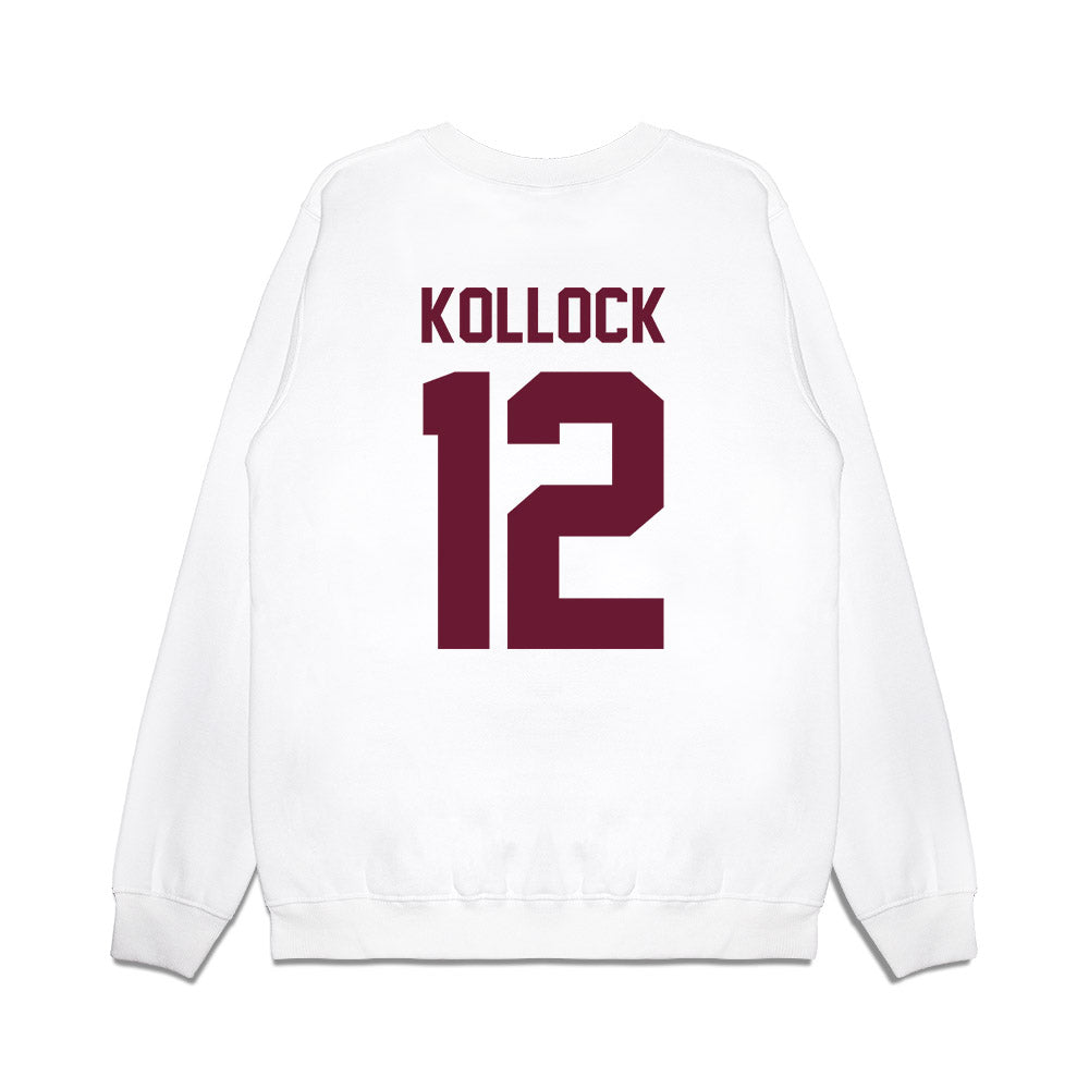 Minnesota - NCAA Football : Jackson Kollock - Vintage Helmet Premium Crewneck Sweatshirt-1