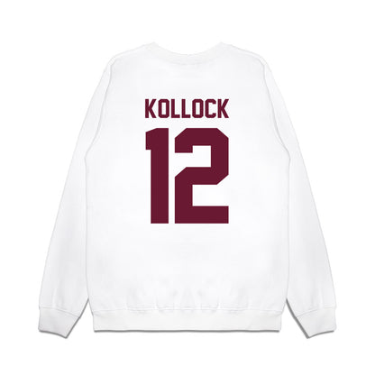 Minnesota - NCAA Football : Jackson Kollock - Vintage Helmet Premium Crewneck Sweatshirt-1