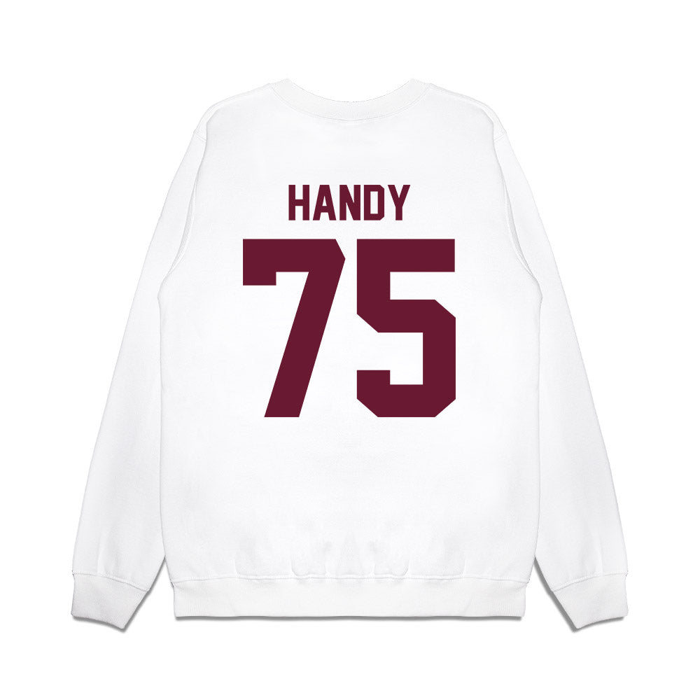 Minnesota - NCAA Football : Mark Handy - Vintage Helmet Premium Crewneck Sweatshirt-1