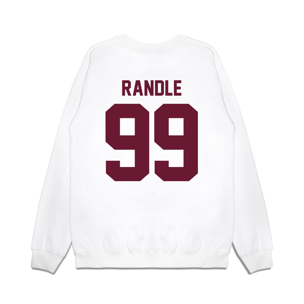 Minnesota - NCAA Football : Theorin Randle - Vintage Helmet Premium Crewneck Sweatshirt-1