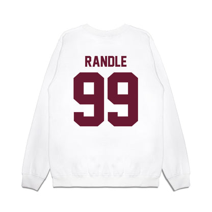 Minnesota - NCAA Football : Theorin Randle - Vintage Helmet Premium Crewneck Sweatshirt-1