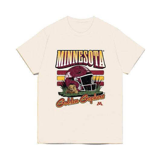 Minnesota - NCAA Football : Rhyland Kelly - Vintage Helmet Comfort Colors T-Shirt-0