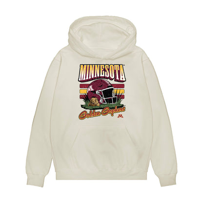 Minnesota - NCAA Football : Daniel Shipp - Vintage Helmet Premium Hooded Sweatshirt-0