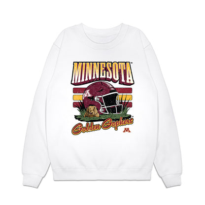 Minnesota - NCAA Football : Daniel Jackson - Vintage Helmet Premium Crewneck Sweatshirt-0