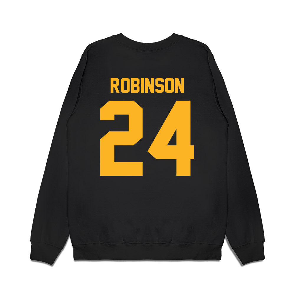 Pittsburgh - NCAA Football : Tyreek Robinson - Vintage Helmet Premium Crewneck Sweatshirt-1