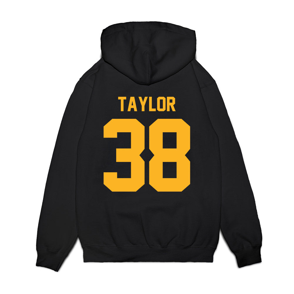 Pittsburgh - NCAA Football : Emmanuel Taylor - Vintage Helmet Premium Hooded Sweatshirt-1