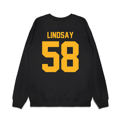 Pittsburgh - NCAA Football : mason lindsay - Vintage Helmet Premium Crewneck Sweatshirt-1