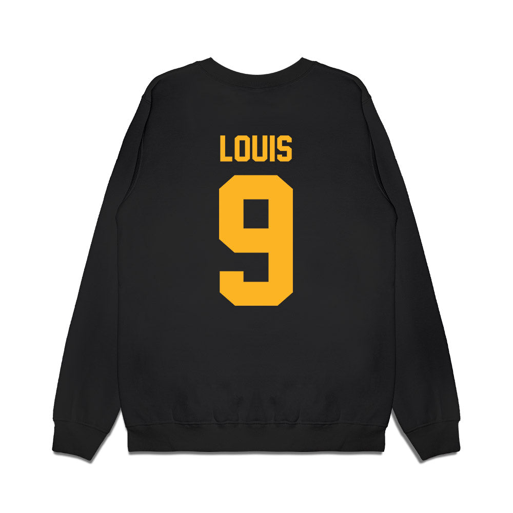 Pittsburgh - NCAA Football : Kyle Louis - Vintage Helmet Premium Crewneck Sweatshirt-1