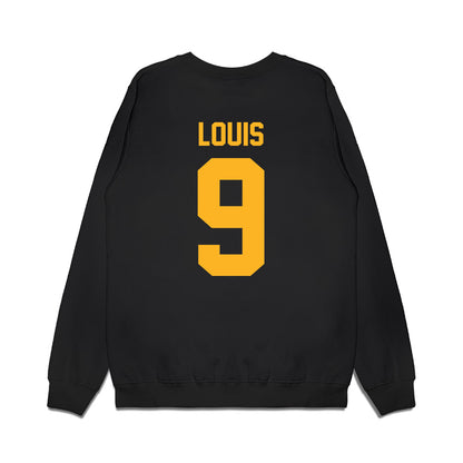 Pittsburgh - NCAA Football : Kyle Louis - Vintage Helmet Premium Crewneck Sweatshirt-1