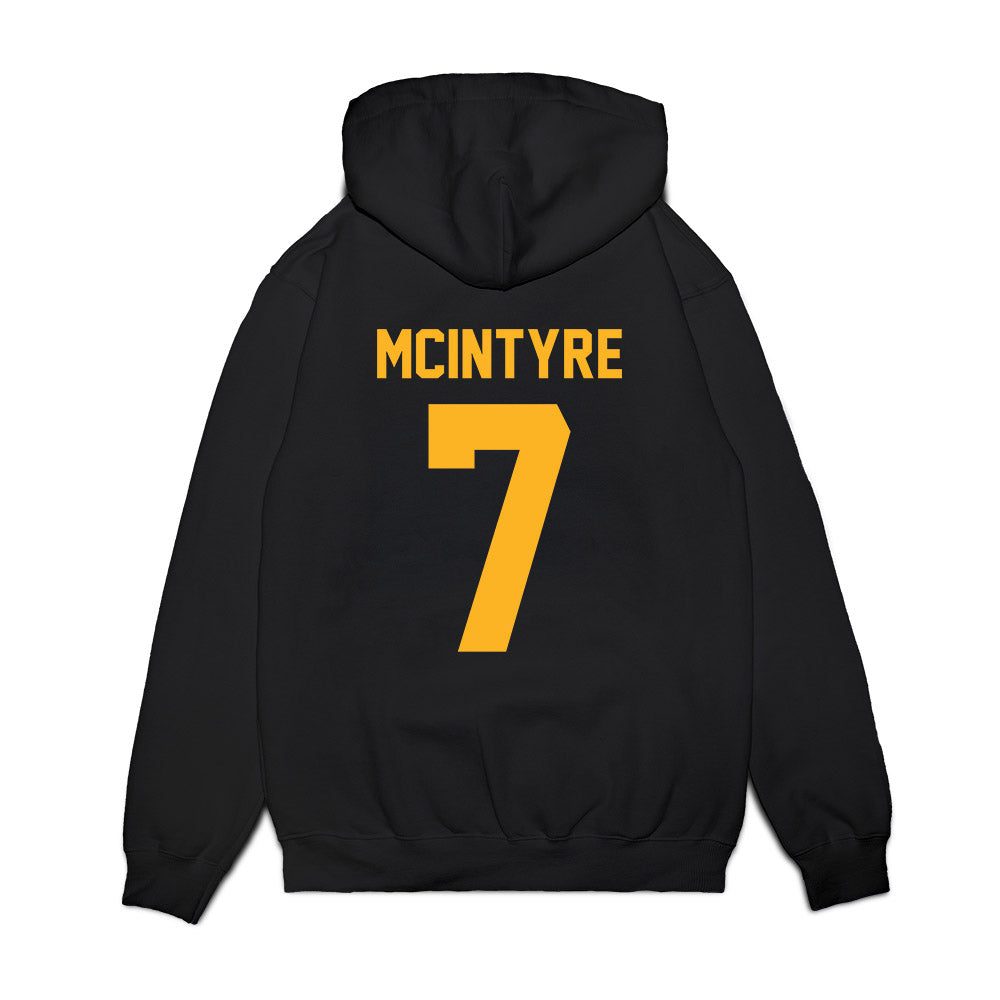 Pittsburgh - NCAA Football : Javon Mcintyre - Vintage Helmet Premium Hooded Sweatshirt-1