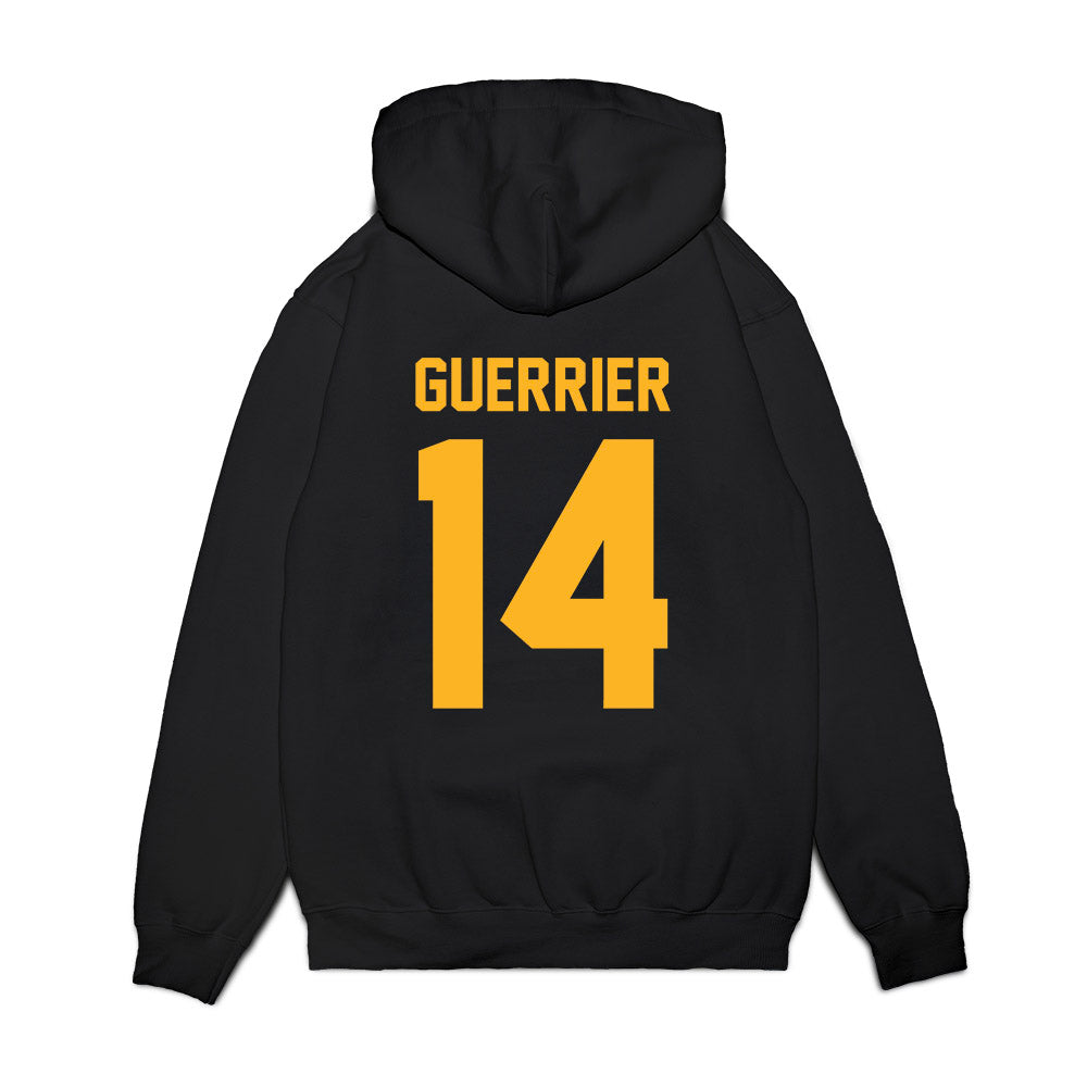Pittsburgh - NCAA Football : Joshua Guerrier - Vintage Helmet Premium Hooded Sweatshirt-1