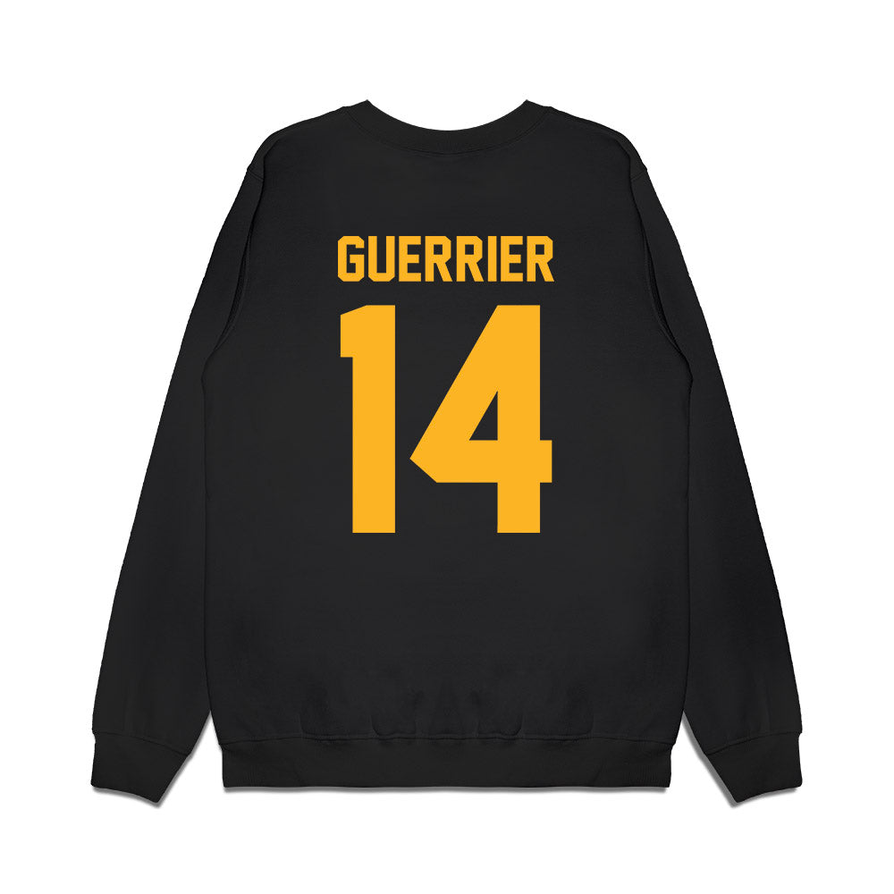 Pittsburgh - NCAA Football : Joshua Guerrier - Vintage Helmet Premium Crewneck Sweatshirt-1